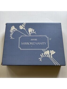 Vintage Avon Mirrored Vanity Tray, 11" x 8" Open Box